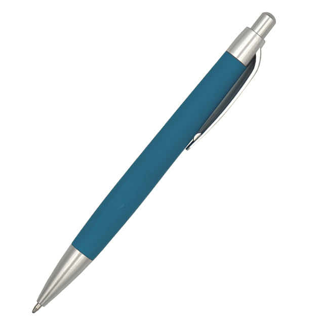 BL011 - Color Coated Barrel With Metal Clip (Turquoise)