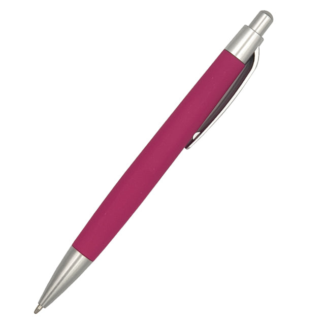 BL012 - Color Coated Barrel With Metal Clip (Pink)