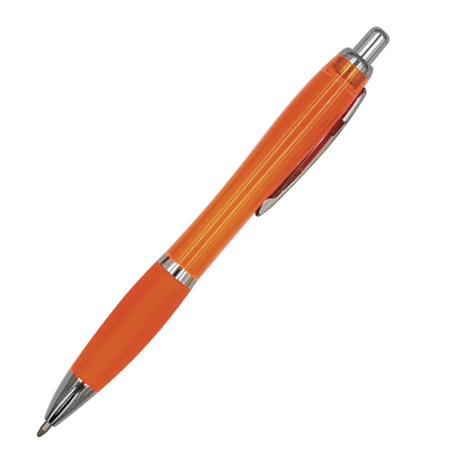 BL022 - Color Coated Barrel With Metal Clip (Orange)