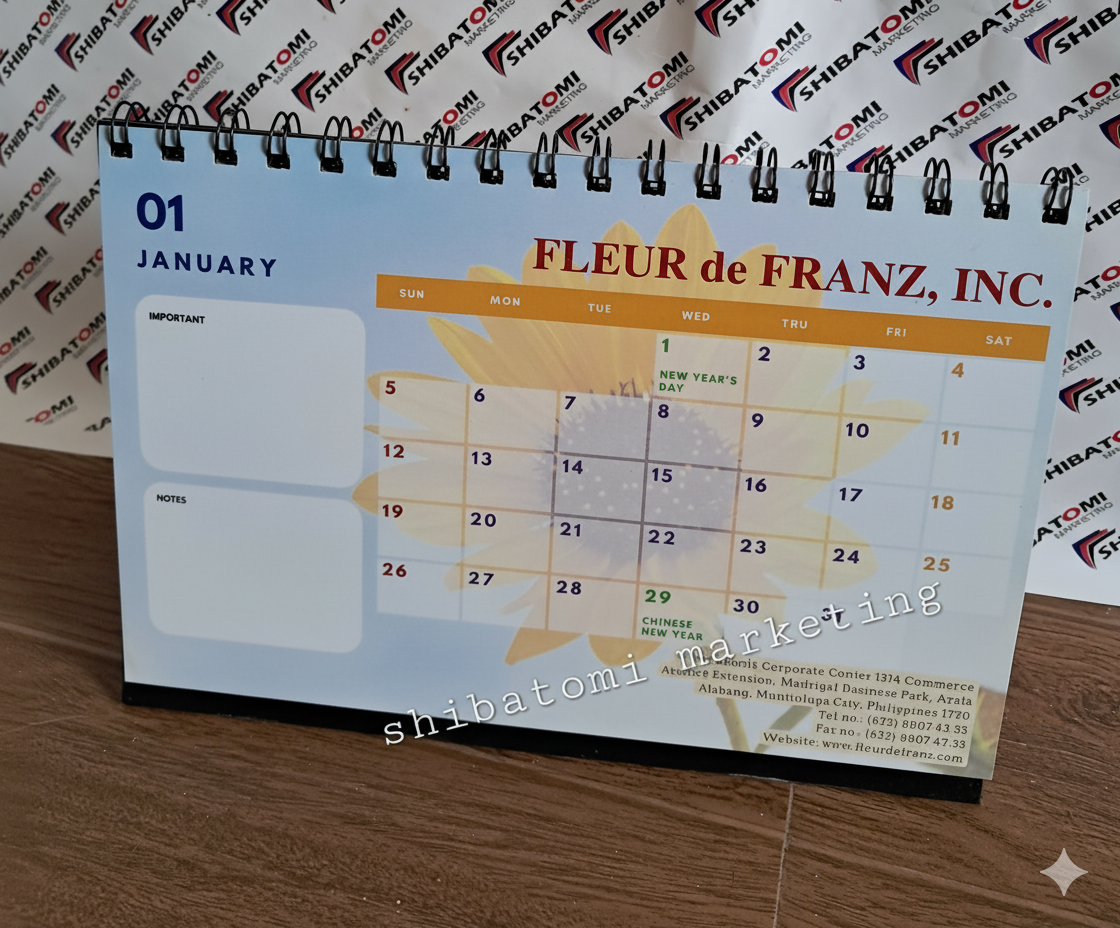 Customized Table Calendar