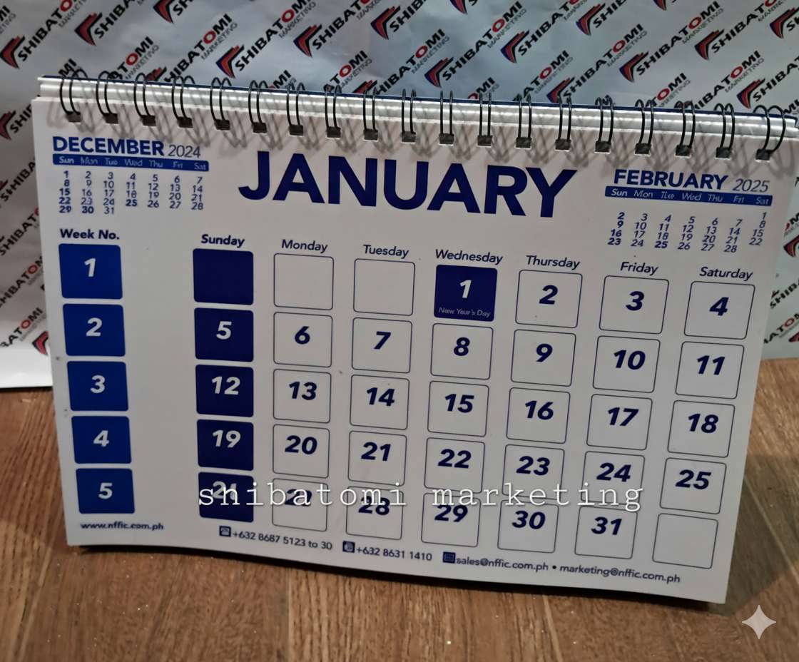 Customized Table Calendar