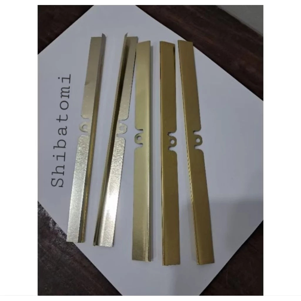 [Gold] 8.5 or A4 , 8.38, 500 PCS. Calendar Slide, Metal Clip